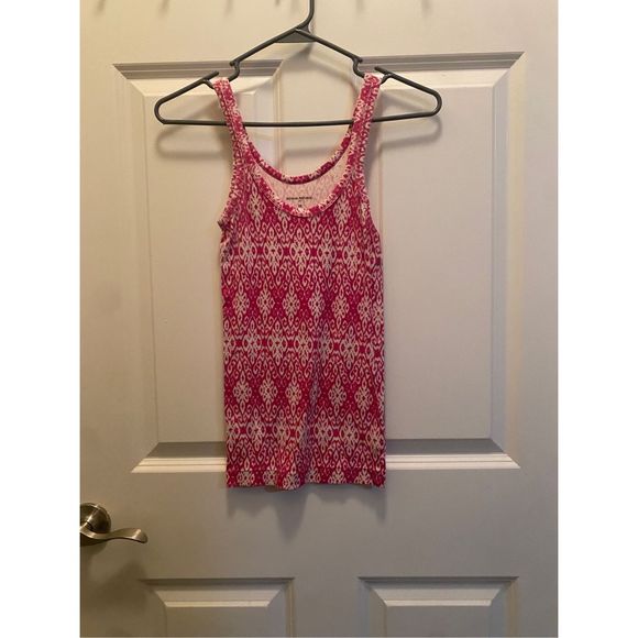 Women’s • Banana Republic • Fuschia • Ikat Patterned • Tank Top • Size XS - Picture 1 of 6